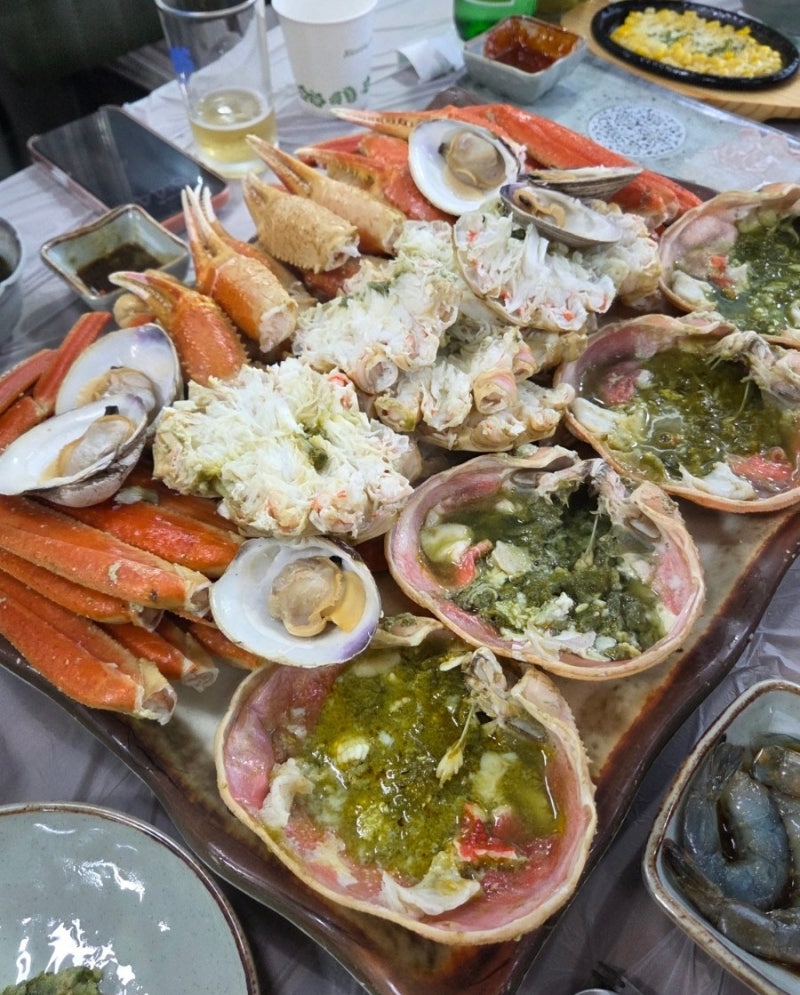 강릉 주문진 맛집 대게 전문 맛있는 대게,볶음밥,게라면