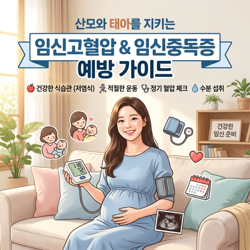 산모와 태아를 지키는 임신고혈압 및 임신중독증 예방 가이드