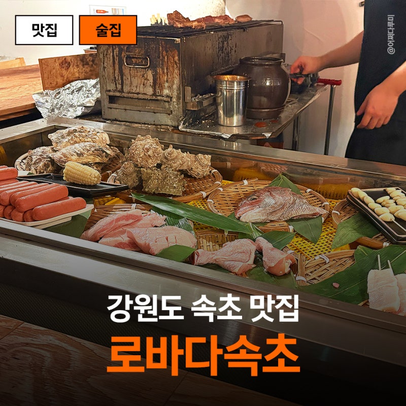 속초포장마차거리 로바다속초 등대해변 앞 로바다야끼 후기