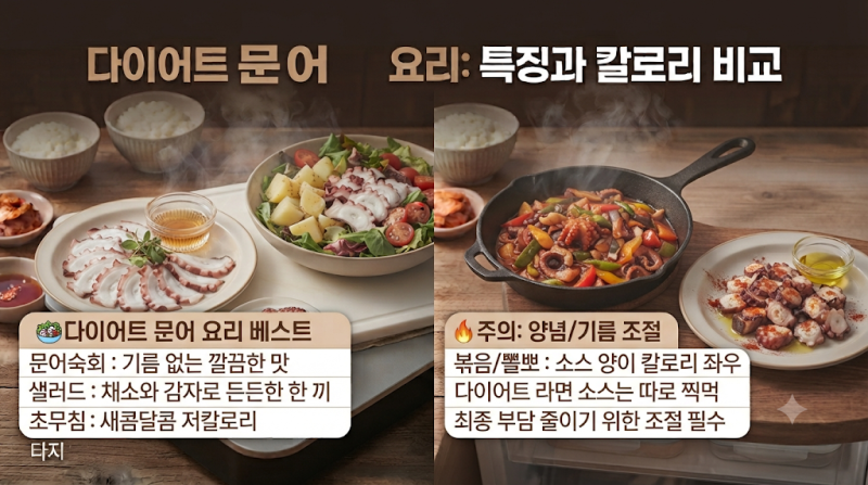 [ 다이어트식 문어 요리 쉽게 하는 방법 ]