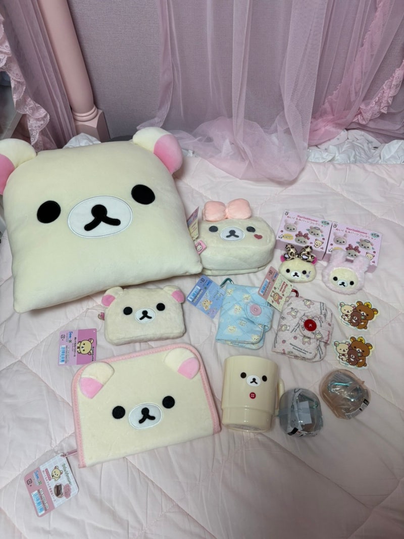 ꒰・:°୨୧♡୨୧ ｡산엑스 코리락쿠마 가득 시리즈 우사기 키링｡୨୧♡୨୧｡:・꒱