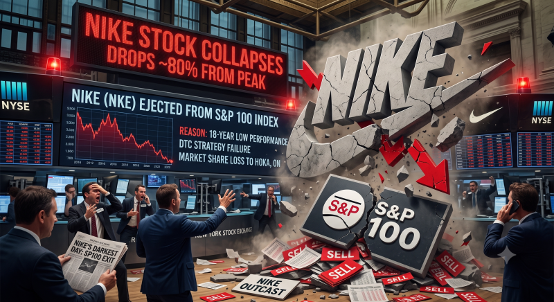 나이키는 회복할 수 있을 것인가? S&P100 에서 퇴출된 NIKE info by azk1