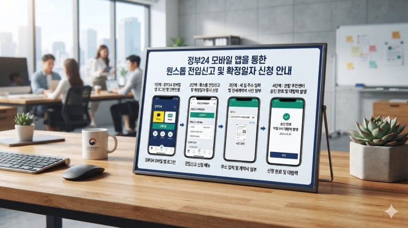 전세·월세 이사할 때 주민센터 가지 마세요: 정부24 전입신고 확정일자 당일 모바일 신청 5단....