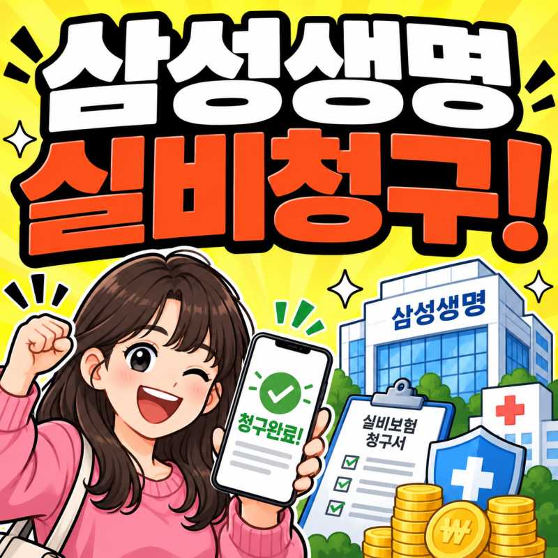 삼성생명 실비청구 하는법 모니모 청구서류 고객센터 1분컷