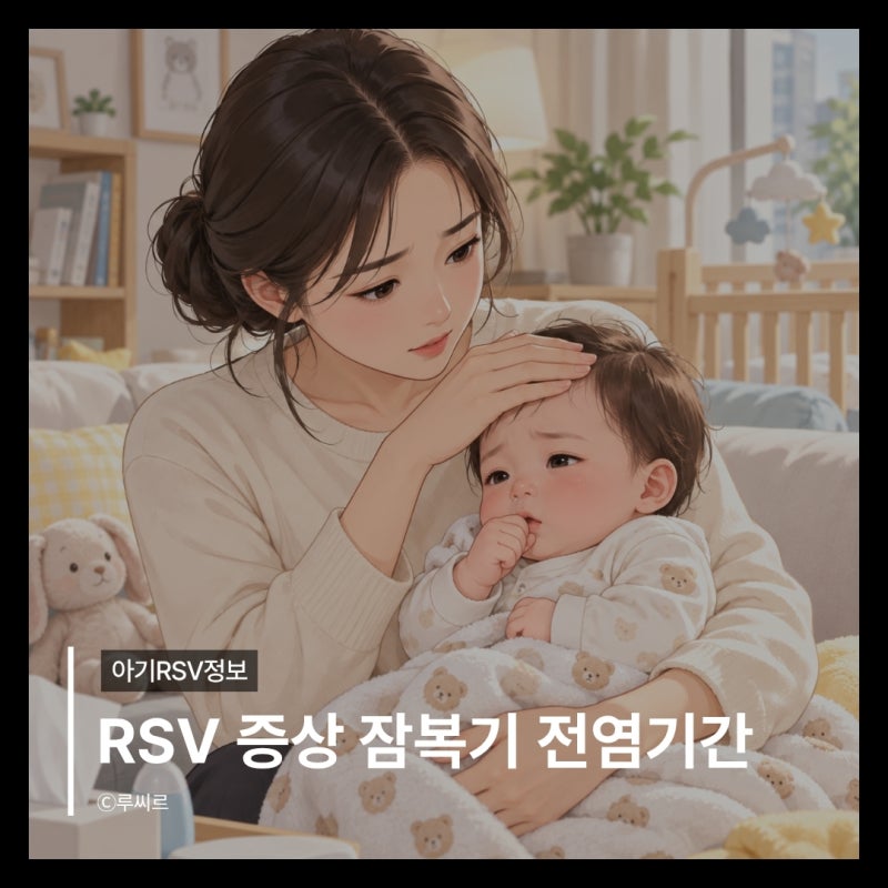 아기 RSV 증상 잠복기 전염기간 | 호흡기세포융합바이러스 감염 정보