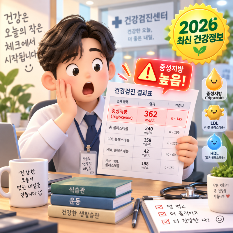 건강검진에서 중성지방 '200 이상' 나온 직장인이 당장 안 줄이면 겪는 치명적 혈관 손실