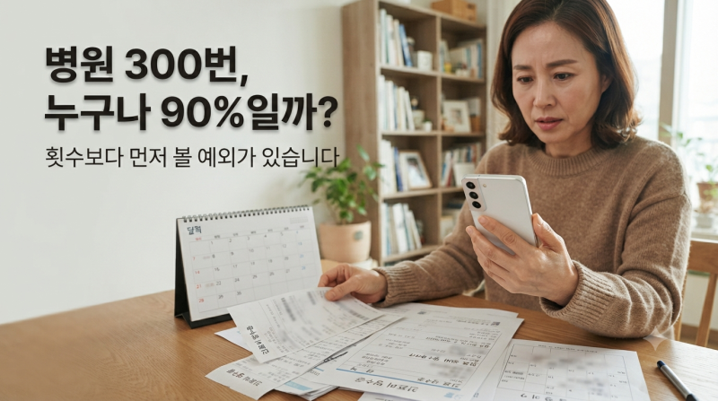 2027년 외래진료 300회 넘으면 본인부담 90%…301회째부터 달라집니다
