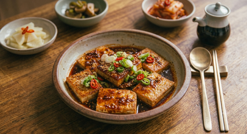 매콤 두부조림 황금레시피 양념이 쏙 배어 더 맛있는 두부조림