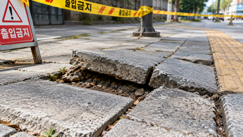 인도 보도블록에 걸려 넘어졌다면? 구청에서 치료비 받는 법