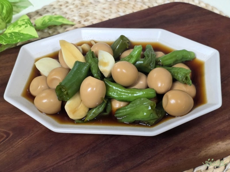꽈리고추 메추리알 장조림 만들기 메추리알조림 레시피