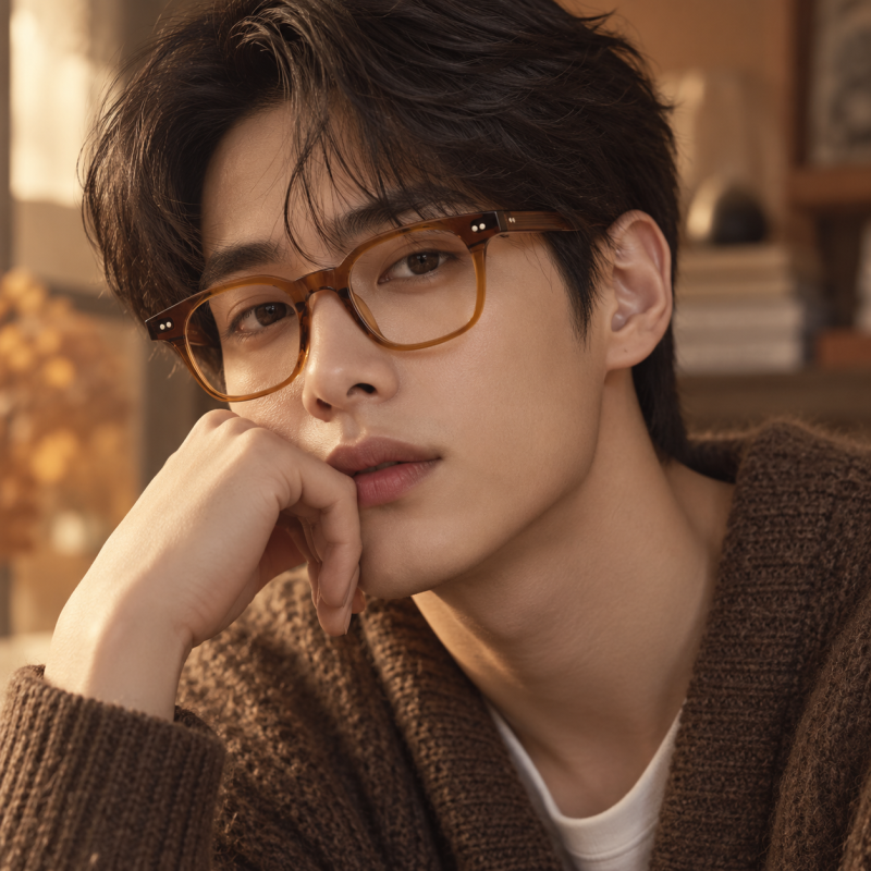 가을 뿔테 안경, 오드아이웨어 William2