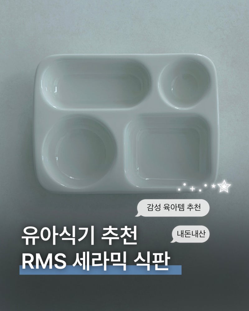 아기 유아식 식기 브랜드 추천 RMS 세라믹 풀세트 구매후기 도자기 식판