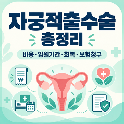 자궁적출수술 총정리｜비용·입원기간·회복·후유증·보험청구