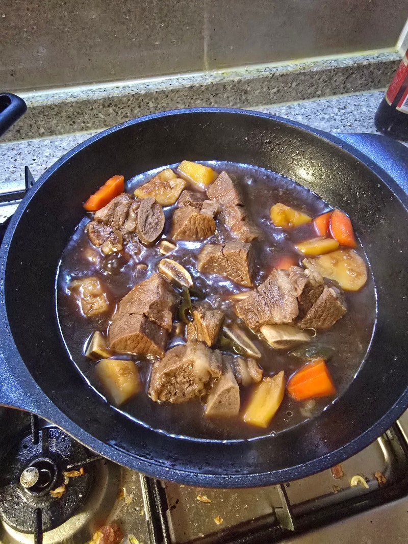 소갈비찜 레시피 시판양념으로 간단하게 만드는법 소갈비 1kg 황금레시피