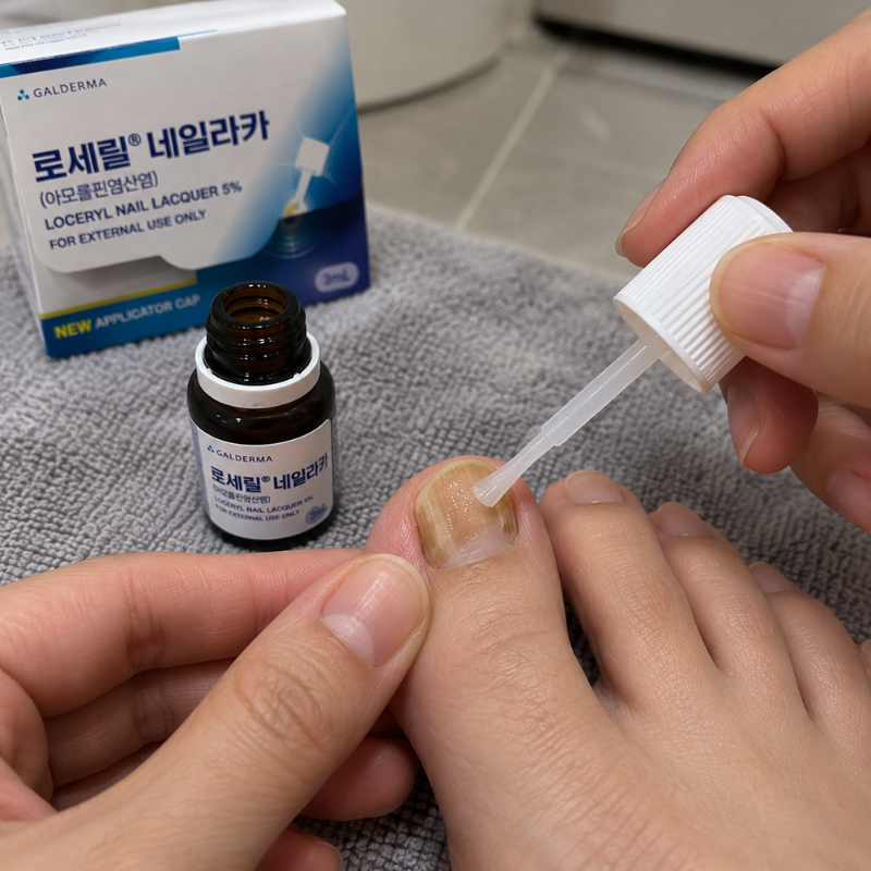 약국 추천 1순위 로세릴 네일라카 바르지오 솔직 비교 리뷰