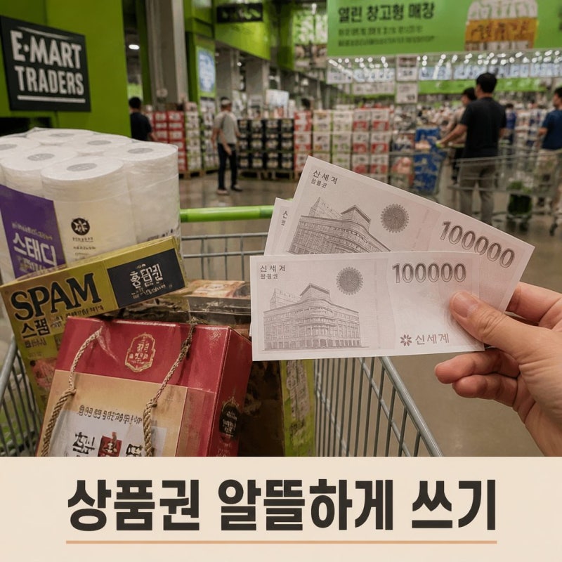 이마트 트레이더스 추석 준비 신세계상품권 활용법
