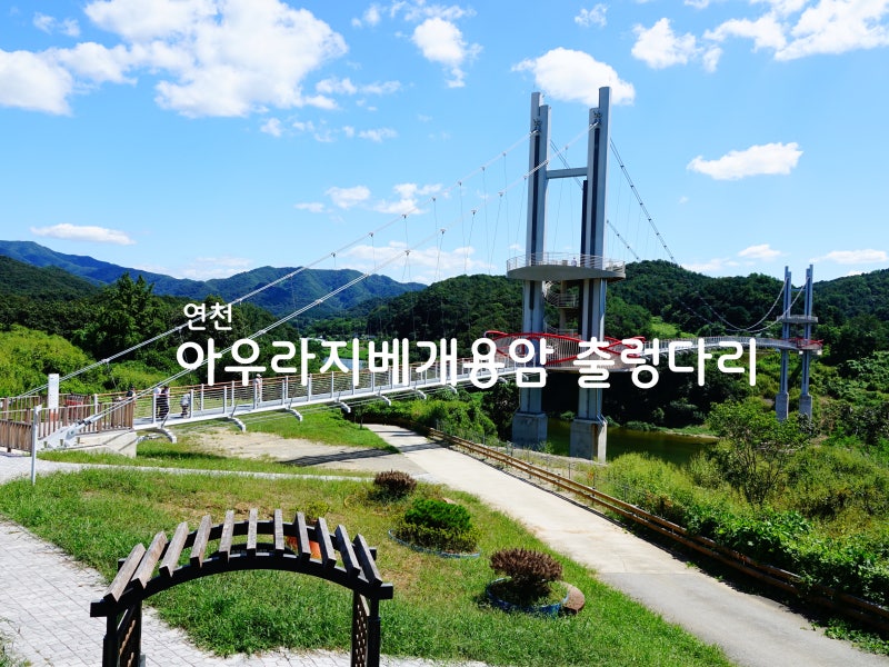 〔연천〕 한탄강 베개용암출렁다리에서 '아우라지베개용암'이 잘 보이지 않는다?