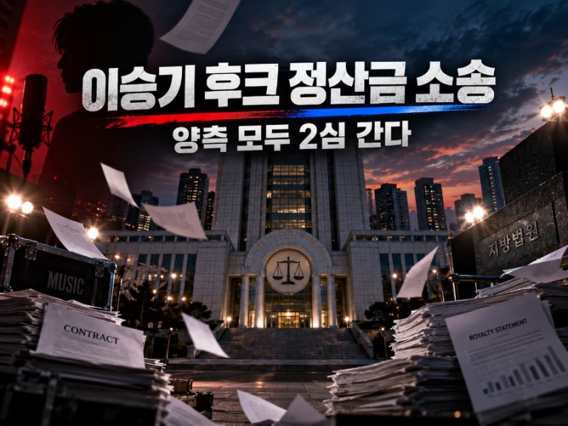 이승기, 후크 ‘6억9000만원 정산금’ 판결에도 항소…양측 모두 2심 간다