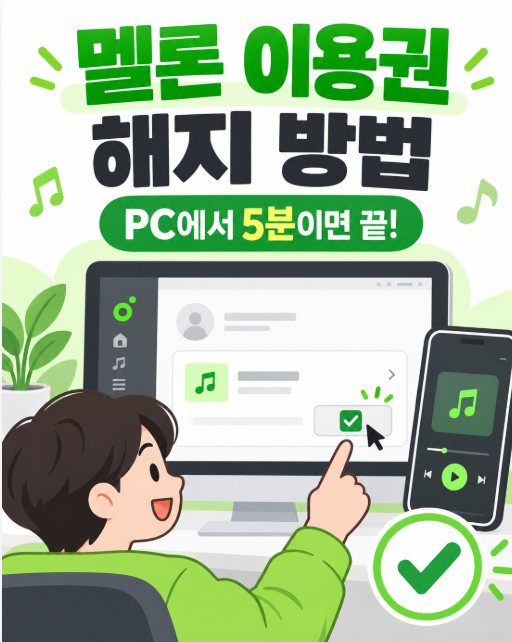 멜론 이용권 해지 방법