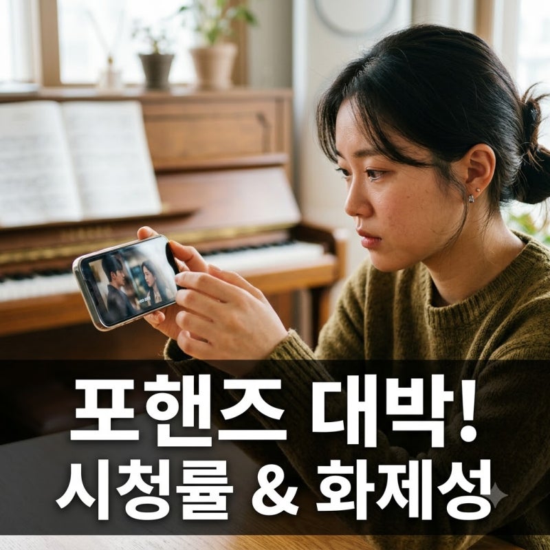 드라마 포핸즈: 4회 만에 넷플릭스 1위! 송강·이준영 열연 시청률 급상승 비결은?