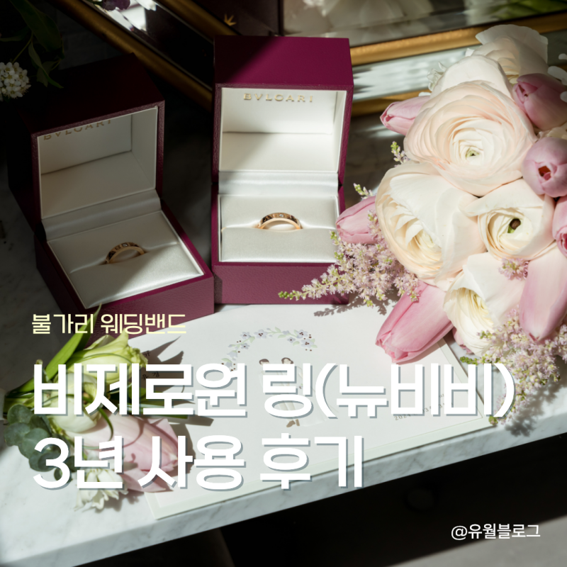 불가리 비제로원링 뉴비비 3년 매일 착용 후기 웨딩밴드 기스 및 세척 팁