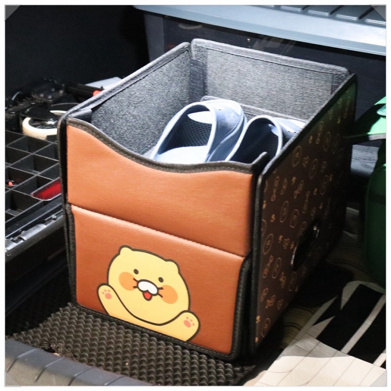 차량용 트렁크 신발 정리함 추천 카카오프렌즈 2단 신발 정리함 솔직 사용후기