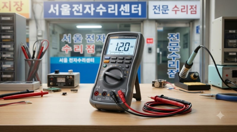 멀티 테스트기 사용법 완벽 정리 – 전압·전류·저항 측정 초보도 5분이면 OK