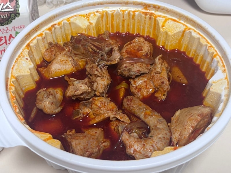 [엽기닭볶음탕] 엽기닭볶음탕 착한맛 저당 내돈내산 먹은 후기