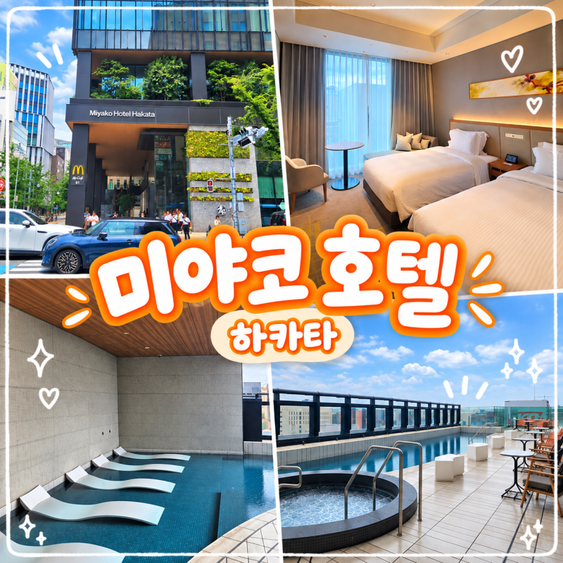 후쿠오카 미야코 호텔 하카타 숙박 후기, 객실부터 13층 스파까지