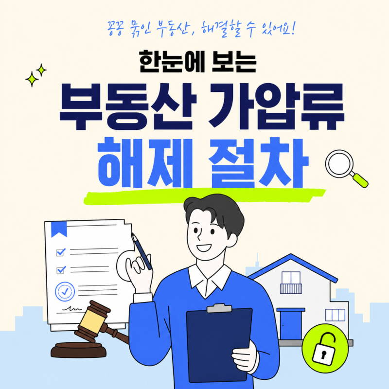 부동산 가압류 해제, 어떻게 하나요? 방법·서류·기간 총정리