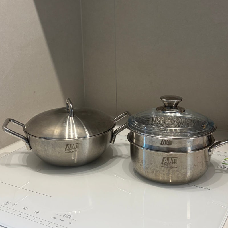 혼수 냄비 추천 AMT 양수웍 22cm, 스마트쿡 이유식냄비 내돈내산 후기 구매팁