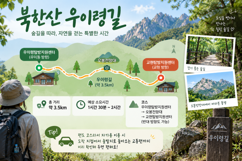 우이령길 코스 완벽 정리, 예약 없이 가면 못 걷는 이유