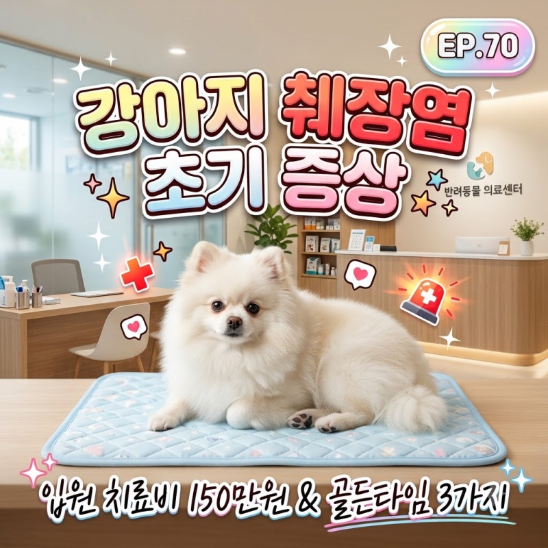 강아지 췌장염 초기 증상 3가지와 입원 치료비 150만원 현실 총정리(+치료비 영수증)