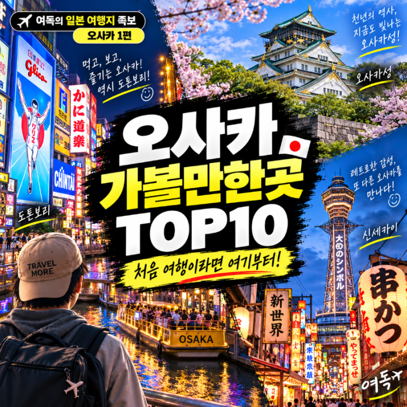 오사카 가볼만한곳 TOP10 처음 여행이라면 여기부터! 2026 최신판 《여독의 일본 여행지 족보 ....