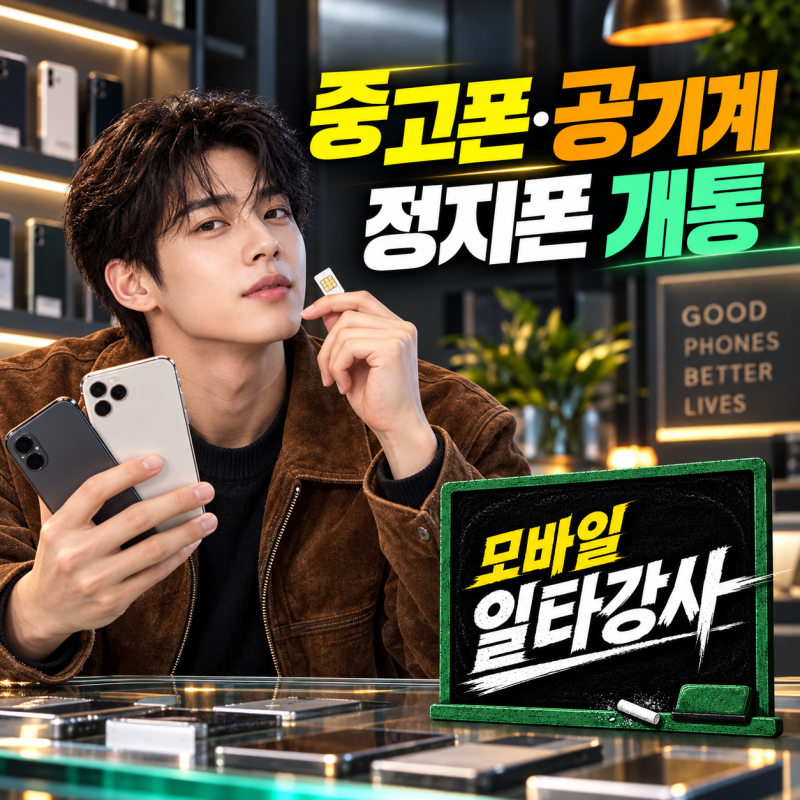 중고폰·공기계가 정지폰이라면? 개통 가능한지 확인하는 방법부터 신청까지