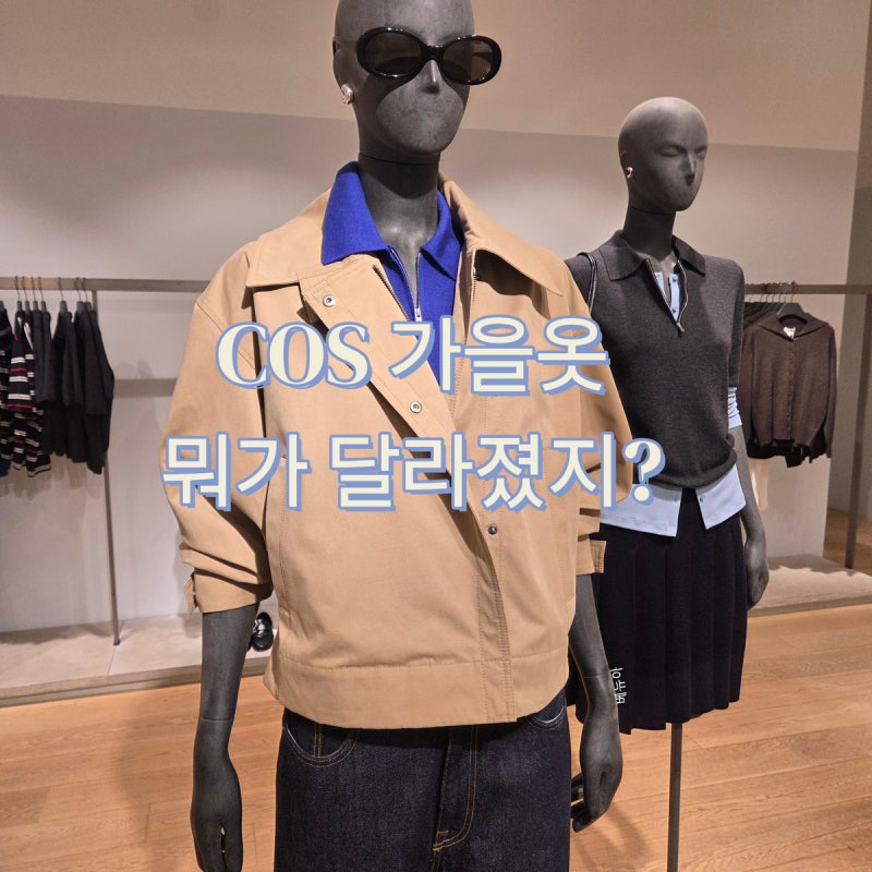 대구 신세계 COS, 판교 코스 매장 둘러보니 이번 가을 트렌드는?
