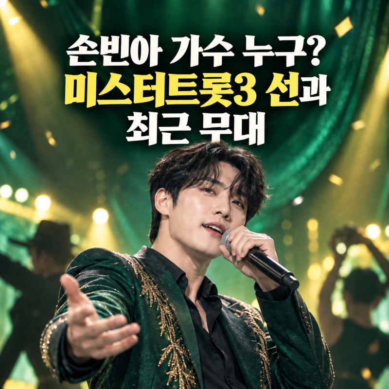 손빈아 가수 누구? 미스터트롯3 선, 천만기인쇼 무대까지