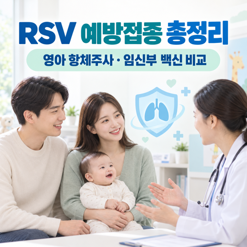 2026 RSV 예방접종 총정리｜영아 항체주사·임신부 백신·비용 비교