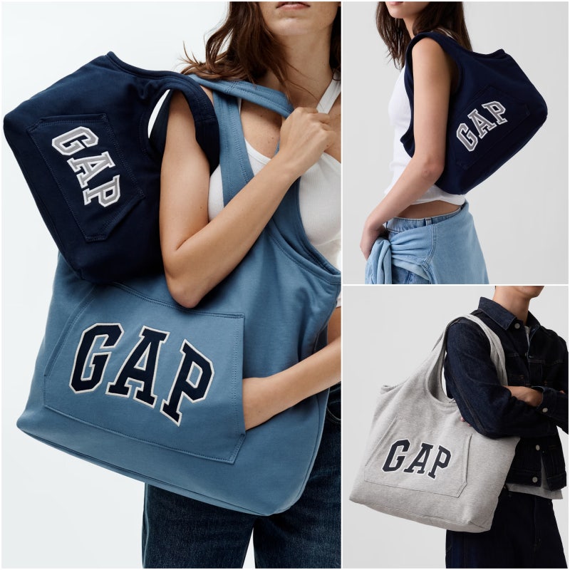 갭 후디 토트백, GAP 가방도 잘하네...맨투맨 감성 뿜!