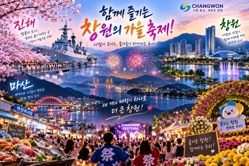2026 창원 9월·10월 축제 총정리 마산·창원·진해, 올가을 어디부터 가볼까?