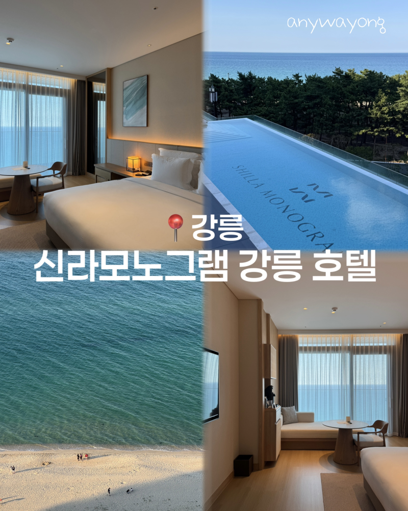 신라모노그램 강릉 호텔 후기｜프리미어 디럭스 오션뷰, 수영장·조식