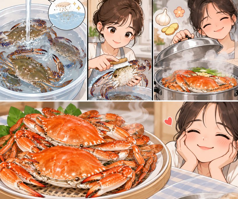 꽃게찜 해감 방법과 비린내 없이 완벽하게 찌는 시간 총정리