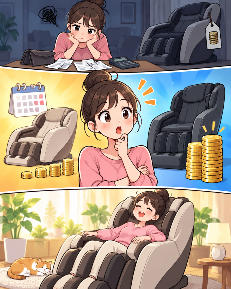 안마의자 렌탈 구매 차이 총비용 비교