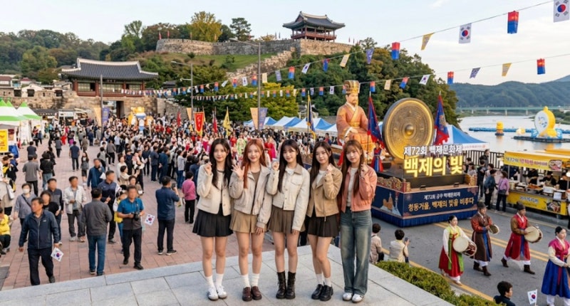 공주 야호~! 리센느 역대급 라인업과 야경! 2026 제72회 공주 백제문화제 완벽 가이드 (초대가....