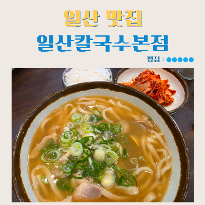 일산맛집 일산칼국수본점 닭칼국수 웨이팅 후기