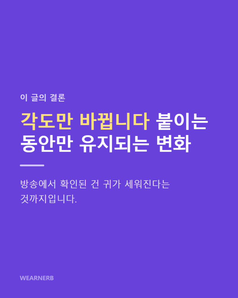 미미 귀패치, 라디오스타에서 김국진에게 직접 붙여 보인 엘프 귀 만드는 법