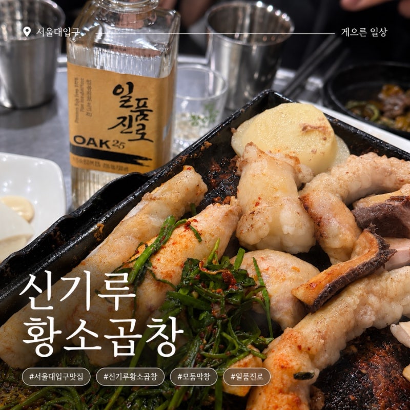 [서울대입구] 가성비 곱창 맛집, 신기루황소곱창 (메뉴, 가격, 웨이팅 시간대 추천)