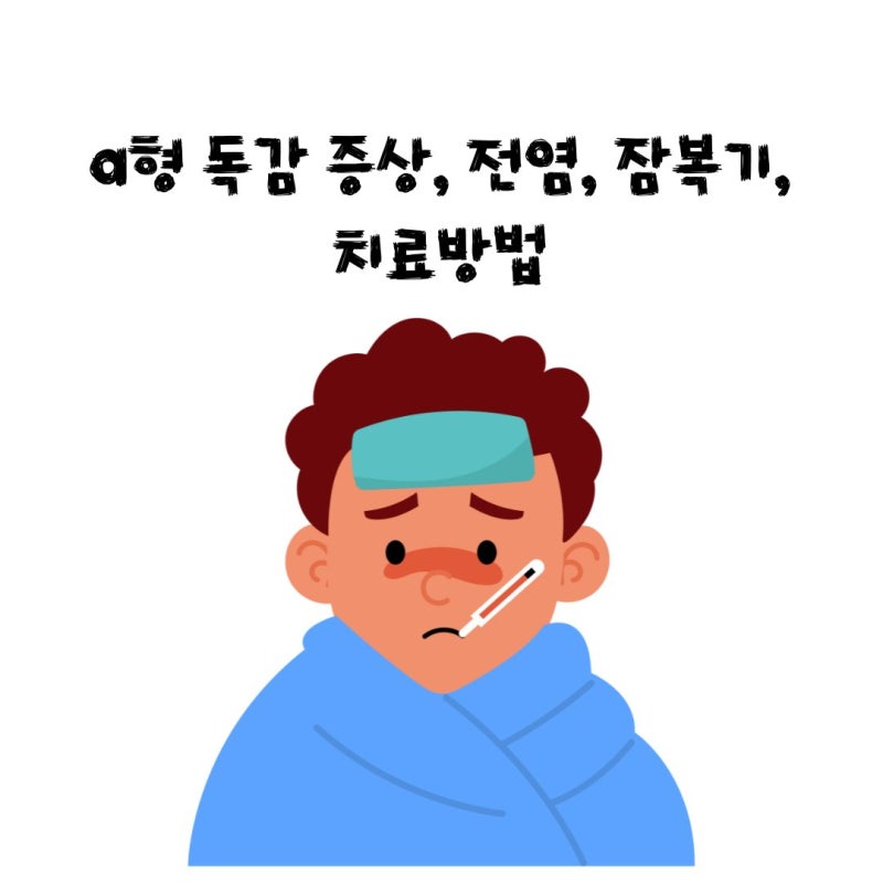 a형 독감 증상, 전염, 잠복기, 치료방법 정리