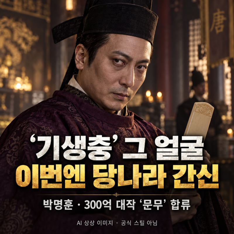 ‘기생충’ 박명훈이 간신을 연기한다니…300억 ‘문무’, 이 캐스팅이 궁금하다