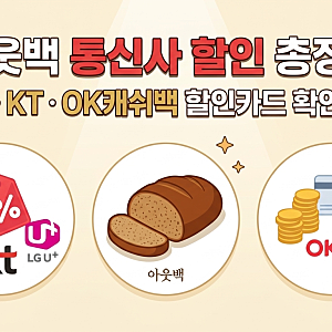 아웃백 통신사 할인 총정리｜SKT·KT·OK캐쉬백 할인카드 확인 방법